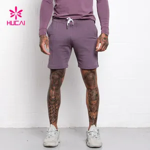 Custom Spugna Francese Abbigliamento Sportivo Mens All'ingrosso Jogger Sudore Pantaloncini