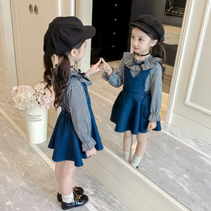 Abito in Jeans Blu alla Moda per Ragazze Bellissimi Vestiti in Denim per Ragazze Abito Corto in Jeans - Product Image 4