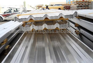 Telhado Único Pele Gi Folhas de Perfil De Alumínio Para O Armazém-Abu Dhabi <span class=keywords><strong>Dubai</strong></span> Sharjah e Ajman