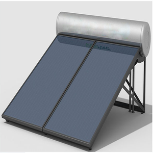 Système de chauffe-eau solaire <span class=keywords><strong>thermodynamique</strong></span> à plaque plate intégrée Tuyau en cuivre sous pression <span class=keywords><strong>Panneau</strong></span> de capteur solaire Chrome noir - Product Image 5