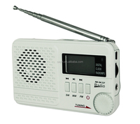 Radio am, fm et usb, portable, multibande, avec torche, pouces