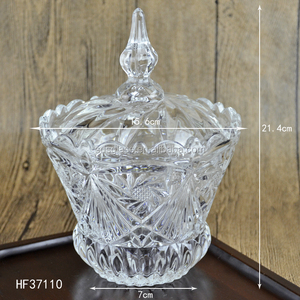 Bonbonnière en verre de style gothique de Contact alimentaire pour la fête de mariage verres utilisés bonbons sucres pot à dessert boîte de rangement de bijoux - Product Image 3