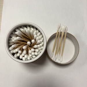 <span class=keywords><strong>Coton</strong></span>-tiges environnementaux cotons-tiges avec bâton de bambou dans une boîte de papier <span class=keywords><strong>sans</strong></span> plastique - Product Image 3