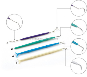 sterile Disposable plastic oral exam Dental Probe