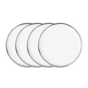 Ensemble d'assiettes à dessert en <span class=keywords><strong>verre</strong></span> à bordure dorée Fine pour mariage - Product Image 2