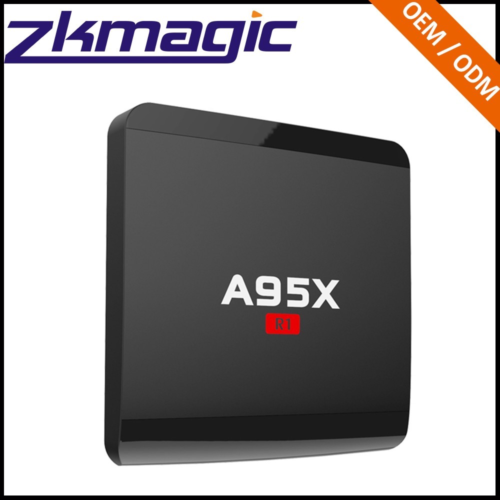 Alta Calidad 1 + 8 GB Rk3229 R1 Quad-core Android 6.0 2.4G wireless TV Box
