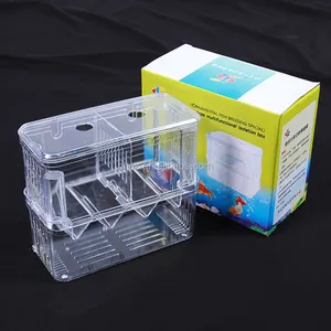 Desconto de Lazer Aquarium Fish Tank Fry Breeder Incubadora Caixa de divisor de quarto de Reprodução de peixes vivos