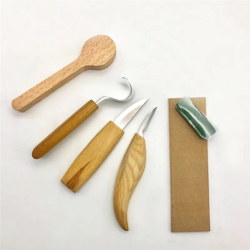 SEABO-Herramienta de mano artesanal, cuchillo de gancho para tallado de madera