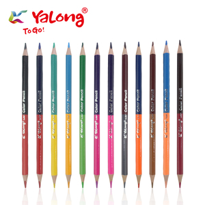 Juego de <span class=keywords><strong>24</strong></span> lápices de colores al óleo profesionales de doble punta, de madera. - Product Image 2