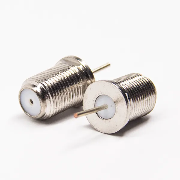 RF Coaxial Straight F Type TV Female Connector for Cable RG6 Compression Connectors Male F-Connector Right F-Type Plug RG11