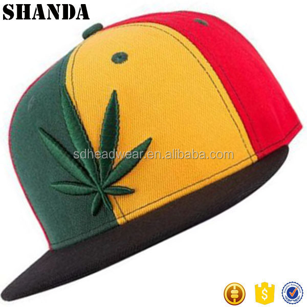 Topi Bisbol Ganja MULTI Warna, Topi SNAPBACK Motif Daun Ganja
