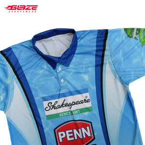 Polo de pêche <span class=keywords><strong>anti</strong></span> <span class=keywords><strong>UV</strong></span> à sublimation personnalisée Chemises à manches courtes <span class=keywords><strong>Maillot</strong></span> de pêche en tournoi - Product Image 6