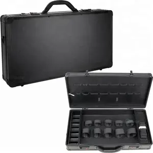 Custom Aluminum Travel Briefcase Hard Electronic Equipment Carrying Case Flight Tool Box Aluminum Barber Tool Case