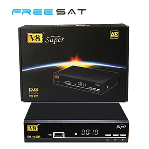 Freesat V8 Super Tiger IPTV receptor 1080 p Satélite Digital TV decodificador con banda C LNB Biss powervu PVR USB wifi