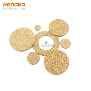 Sintered stainless steel 316L bronze brass copper metal powder filter disc