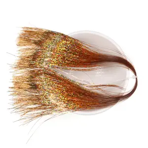 Fly Tying Material Holographic Flat Tinsel Flashbou Flashabou Poly Flash Holo for Salmon Streamer Fly Tying