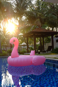 Bán nóng Eco-Friendly Inflatable Hồng Flamingo Pool Float Nổi Flamingo - Product Image 2