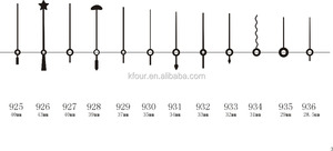Aluminum <strong>Clock</strong> <strong>Hands</strong> Second <strong>Hands</strong> - Product Image 3