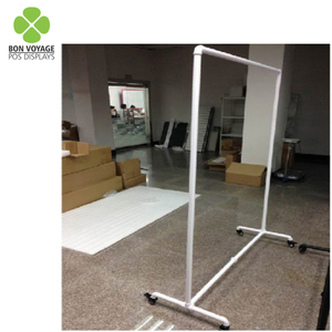 Tầng Thường Vụ Có Thể Điều Chỉnh Kim Loại Cán Ống Quần Áo Rack Hiển Thị - Product Image 1