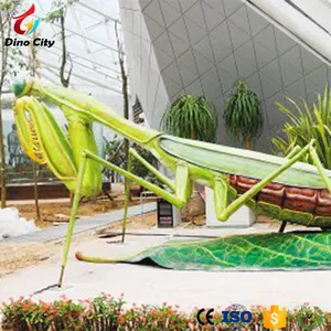 Outdoor decorative giant fiberglass insect sculpture