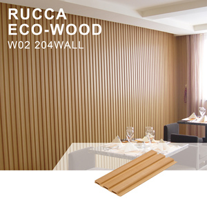 Cho rucca sáng tạo trang trí nhà Panel tường WPC/Gỗ PVC nhựa composite 204*16 Mét cho khách sạn ứng dụng - Product Image 1