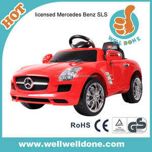 licenza giro in auto <span class=keywords><strong>mercedes</strong></span> benz SLS <span class=keywords><strong>AMG</strong></span> con musica e luce bambini giocattoli wdqx7997a - Product Image 1