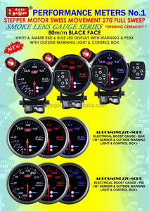 80 mm diversos tipos de medición analógica velocímetro electrónico para coche humo lente con caja de cambio - Product Image 2
