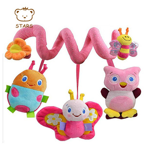 En gros Belle Bébé Landau Berceau En Peluche Jouet <span class=keywords><strong>Spirale</strong></span> <span class=keywords><strong>Activité</strong></span> Jouets En Peluche <span class=keywords><strong>Poussette</strong></span> et <span class=keywords><strong>Activité</strong></span> De Voyage Jouet - Product Image 3