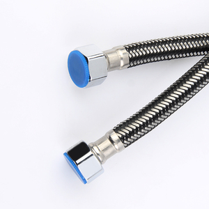 Bas prix noir fil de nylon et aluminium tressé tuyau <span class=keywords><strong>pour</strong></span> <span class=keywords><strong>robinet</strong></span> - Product Image 1