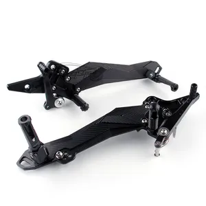 Set Shift Belakang Rem Dapat Disesuaikan Aluminium CNC untuk Kawasaki Z800 2013-2015