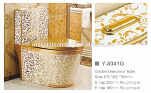 MEIYANI 최고 품질 세라믹 세척 250mm 원피스 골드 화장실 화장실 - Product Image 6