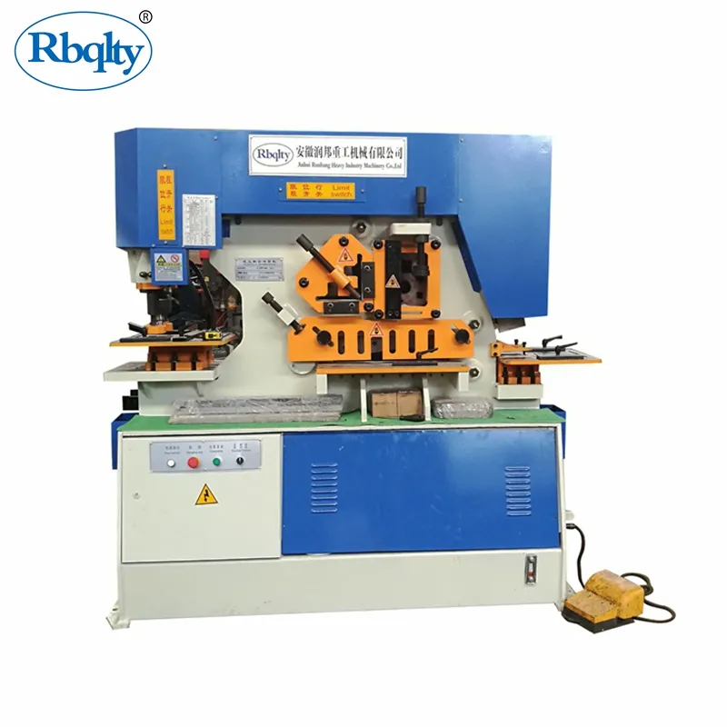 Mesin Pembuat Lubang dan Pemotong Hidrolik Pekerja Besi Mekanis Q35Y-20 Mesin Tukang Pukul Logam Logam Jahit Penembuk dan Pemotong Tukang Besi Hidrolik