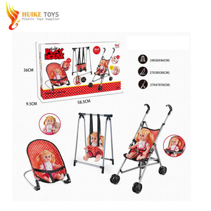 Nuovo <span class=keywords><strong>Passeggino</strong></span> in Ferro per Bambole da 12 Pollici con Funzione Bevuta <span class=keywords><strong>e</strong></span> Pipì, Giocattolo per Bambini del 2022 - Product Image 2