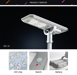 Penggunaan rumah lampu taman LED tenaga surya 12V untuk jalan taman & jalan IP65 peringkat aplikasi luar ruangan
