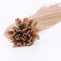 Extensiones de Cabello con Punta Plana 100% Originales al por Mayor, Extensiones de Cabello Remy Europeo de Doble Trama, Extensiones de Cabello con Cutícula de Alta Calidad