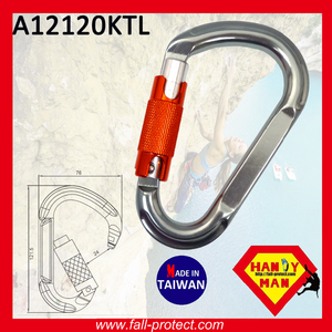 Mosquetón de Aluminio Quicklock para Escalada en Roca y Rescate - Product Image 3