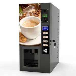 제조업체의 코인 슬롯이있는 핫 인스턴트 파우더 커피 자판기