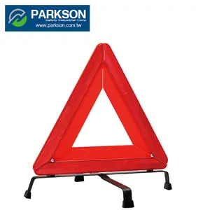 Queixo triângulo de aviso de segurança rodoviária, segurança para acidentes de carro à prova de furtos, padrão ce TW-01 aprovado