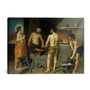 Museum quality Diego de Velazquez reproduction Apollo in the Forge of Vulcan famous oil painting on canvas