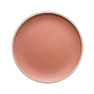 Hete Verkopende Rustieke Gratieontwerpen Japanse Spikkel Gegalseerde Ronde Porseleinen Pastasteak Serveerschalen - Product Image 3