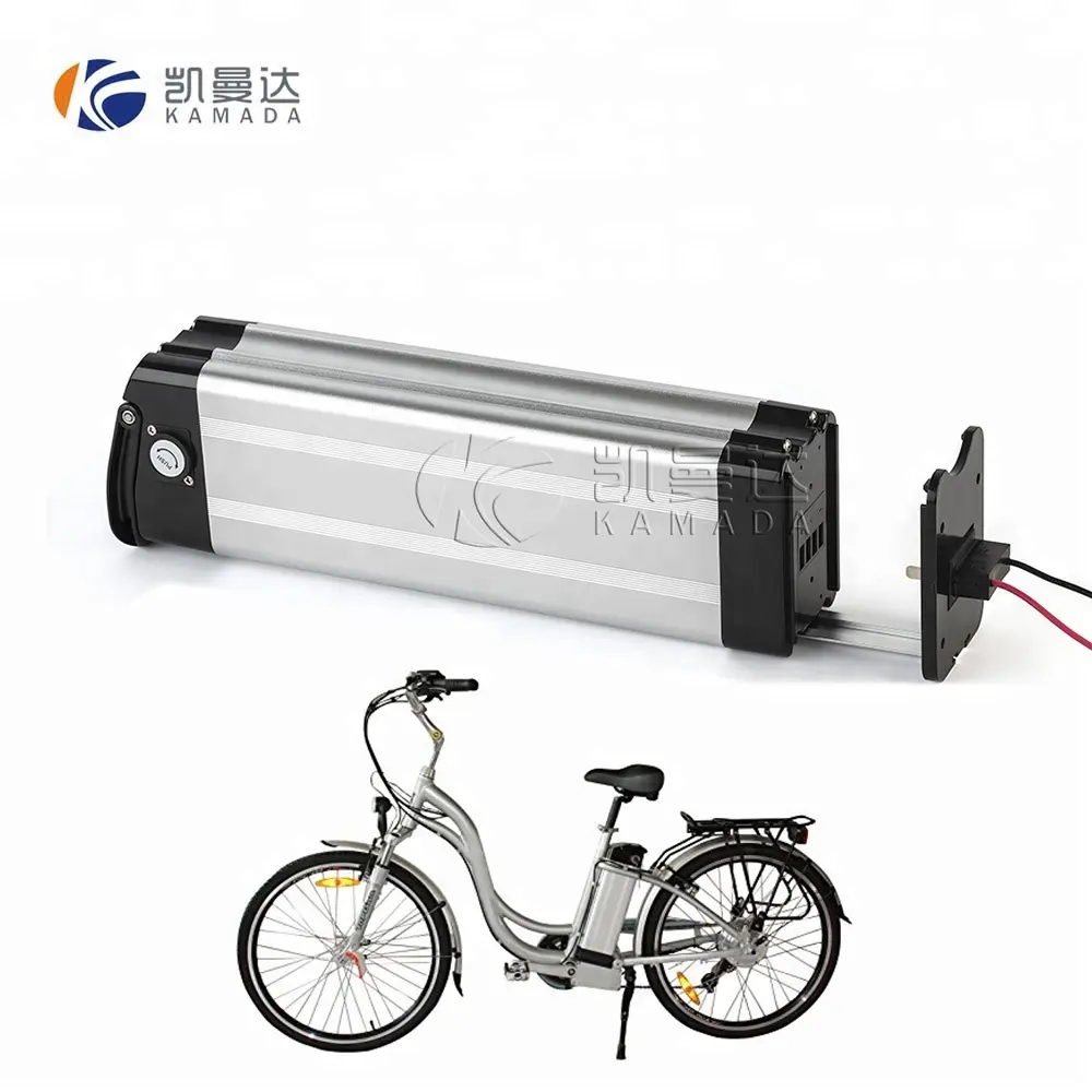 Batterie silverfish lithium-ion 36v, 10/12/15/20 ah pour vélo électrique ebike, avec certification CE