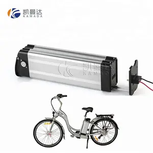 Ce Goedgekeurd E Bike Batterijen Zilveren Vis 36 V 10ah 12ah 15ah 20ah Oplaadbare Elektrische Fiets Li Ion Accu