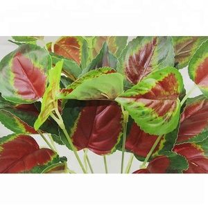 Décorations artificiel vert PE Perilla <span class=keywords><strong>feuilles</strong></span> bonsaï plante - Product Image 3