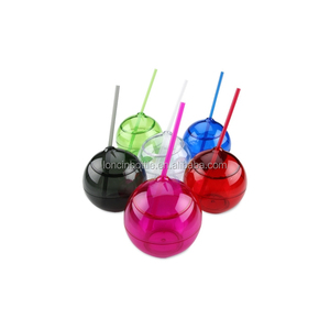 Vasos de Fiesta con Forma de Bola de <span class=keywords><strong>Discoteca</strong></span> de 20 oz con Pajita, Vaso Redondo de Plástico - Product Image 2