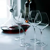 Haoani زجاج النبيذ الأحمر الكؤوس الزجاج الأبيض النبيذ وأكواب كوب نبيذ أحمر غسالة صحون برهان خالية من الرصاص كريستال