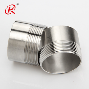 KQ 201 304 316 thép không gỉ Hàn núm vú với một bên chủ đề NPT BSP bspt nam ren nửa khớp nối núm vú - Product Image 3