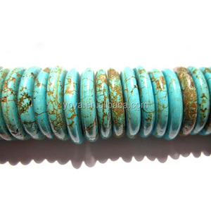 TB0010-6 <strong>Turquoise</strong> Heishi <strong>Beads</strong>,<strong>Turquoise</strong> Wheel <strong>Beads</strong> - Product Image 1