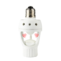Portalámparas E27 de 60 W con Sensor de Movimiento PIR para Bombilla de Ahorro de Energía de 20 W