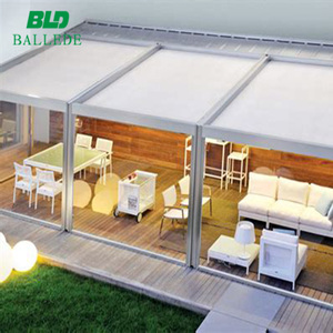 Tuingebouw Zonnescherm Aluminium Deur Luifel Intrekbare Luifel