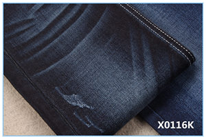 Certificat Repreve bouteille en plastique recyclé tissu denim extensible unifi polyester pour jeans - Product Image 6